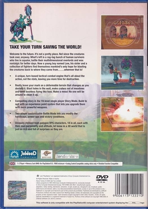 Future Tactics The Uprising - PS2 (B Grade) (Genbrug)